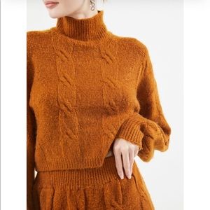 Urban outfitters Cable Knit turtleneck sweater